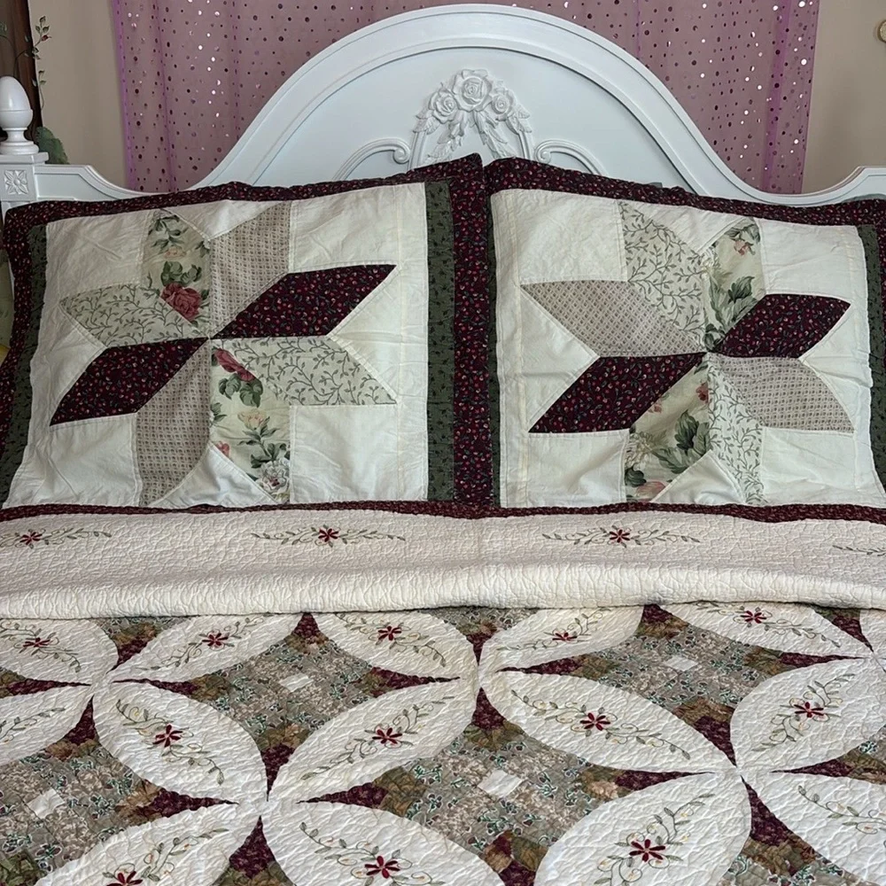 Vintage handcrafted quilt